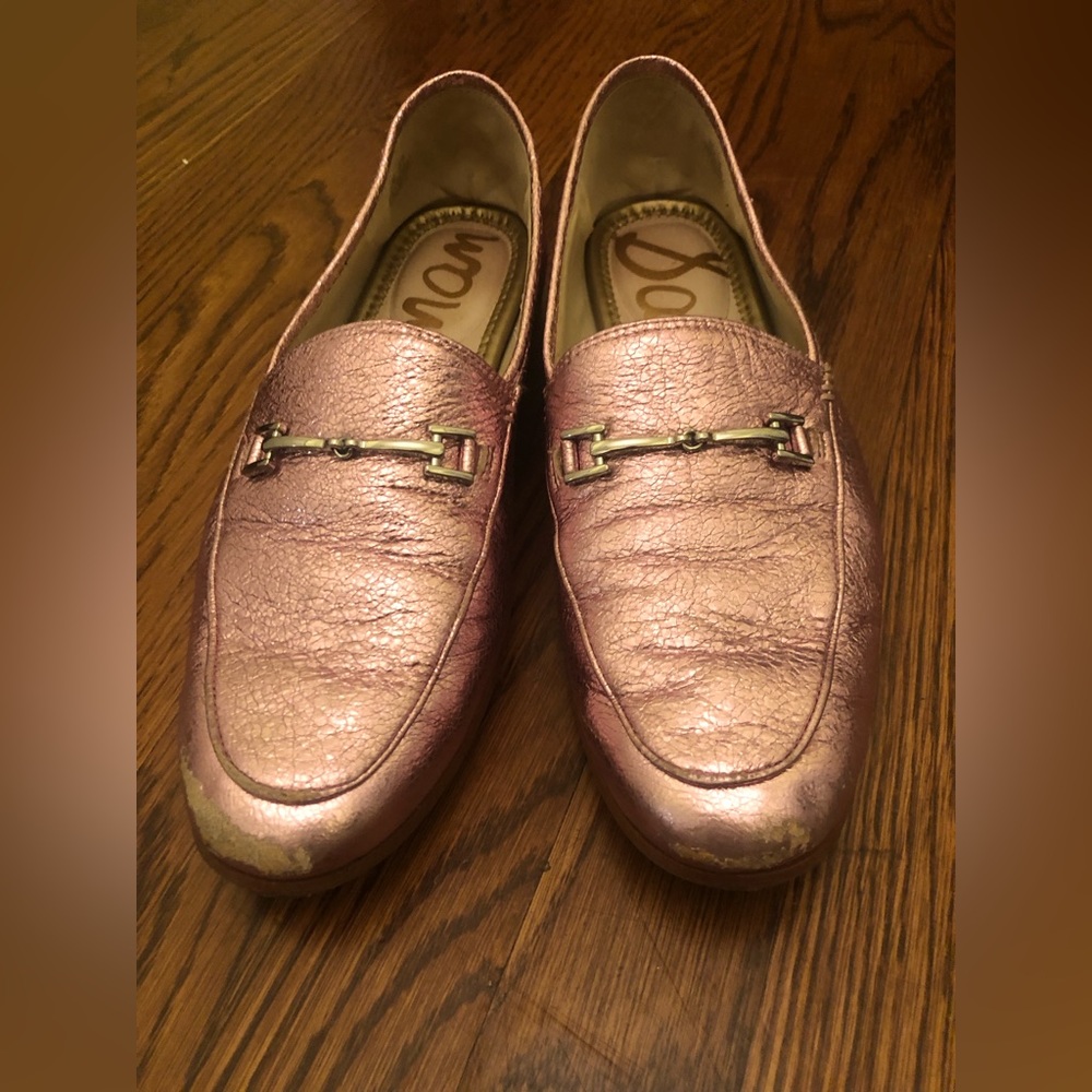 Sam Edelman Lorraine Loafer Pink. Size 8.5. Worn